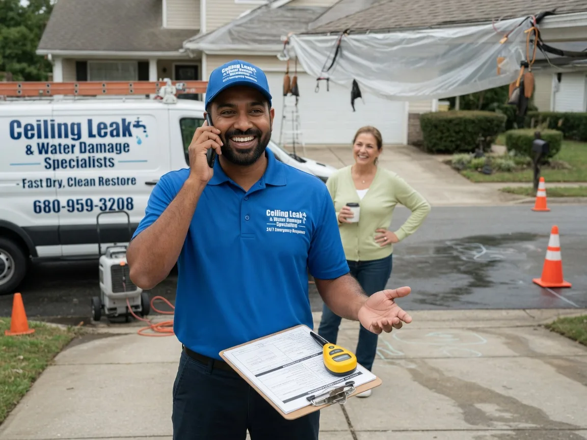 Ceiling Leak Cleanup West Point, AR FAQs